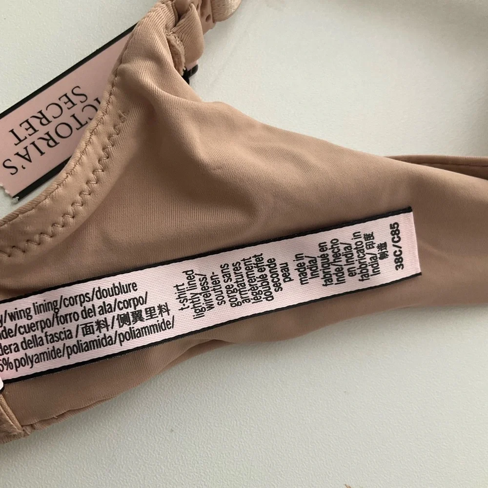 Victoria's Secret NWT Blush 38C T Shirt Lightly Lined Wireless Bra